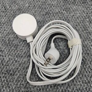 Google OS White AC Adapter A0038 Power Supply Nest Cam Extended Security Cable